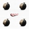 Service Caster 2-3/8'' Floor Safe Antique Hooded Twin Wheel Caster Top Plate , 4PK SCC-TP02S60D-NYU-WA-4 - alternate 2